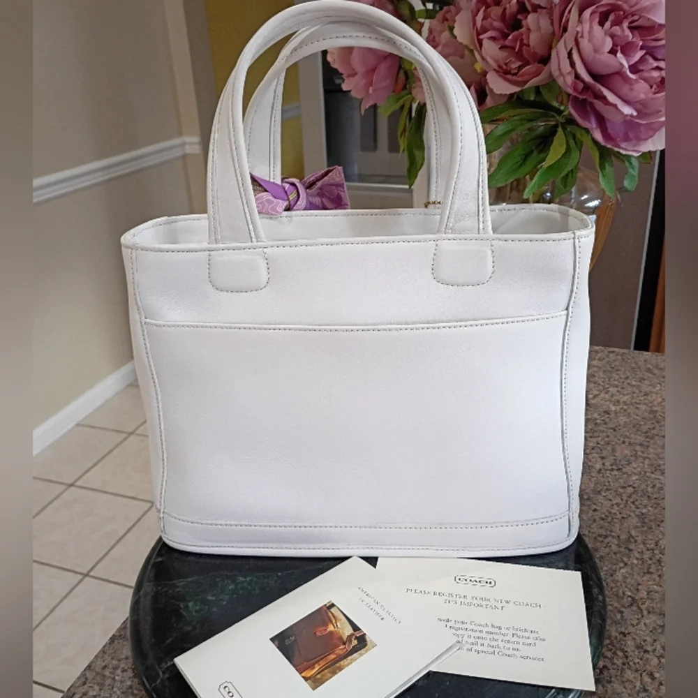 Coach Bleecker Satchel Leather  Bag